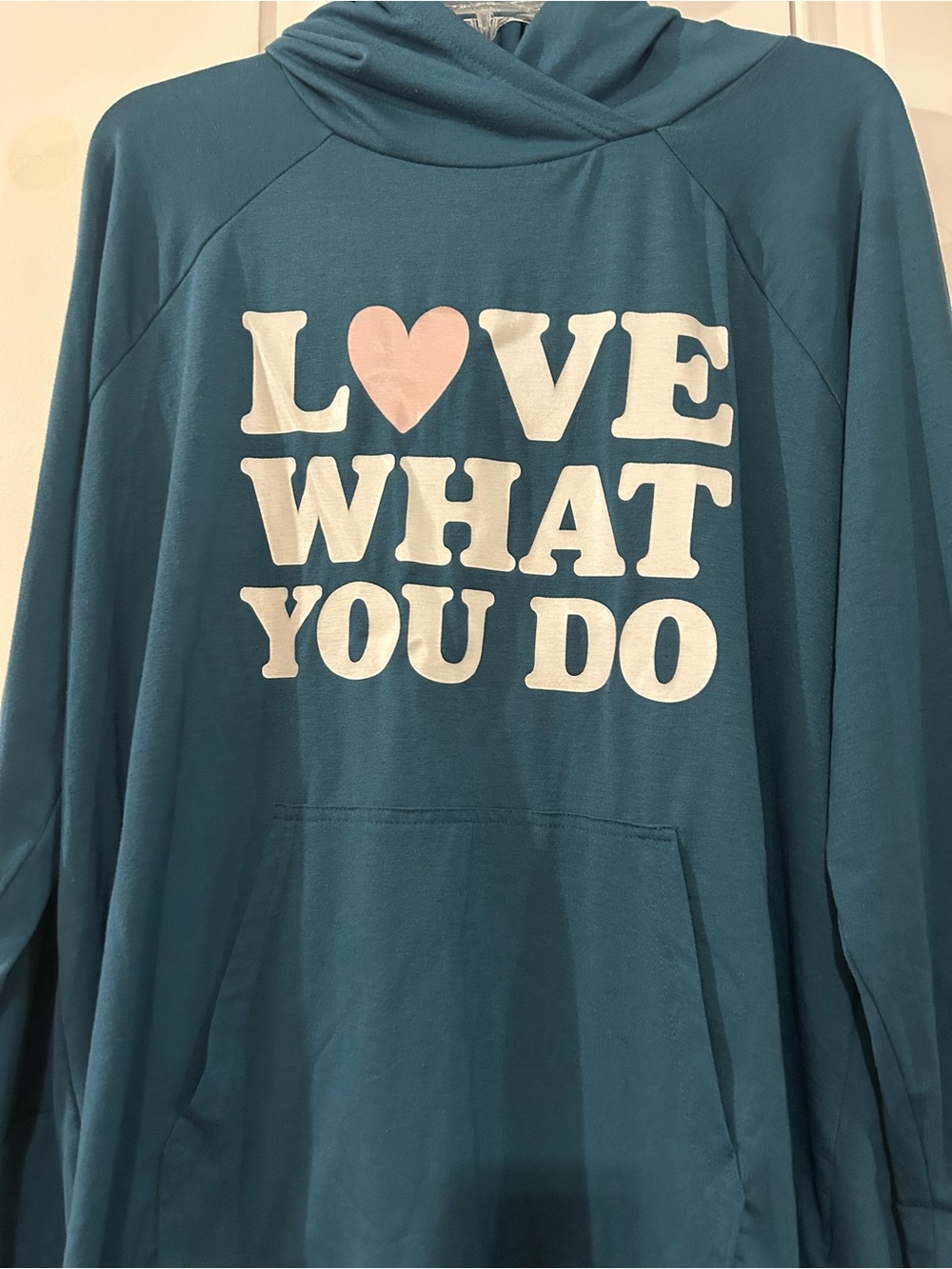 LuLaRoe Deep Teal Hooded Top